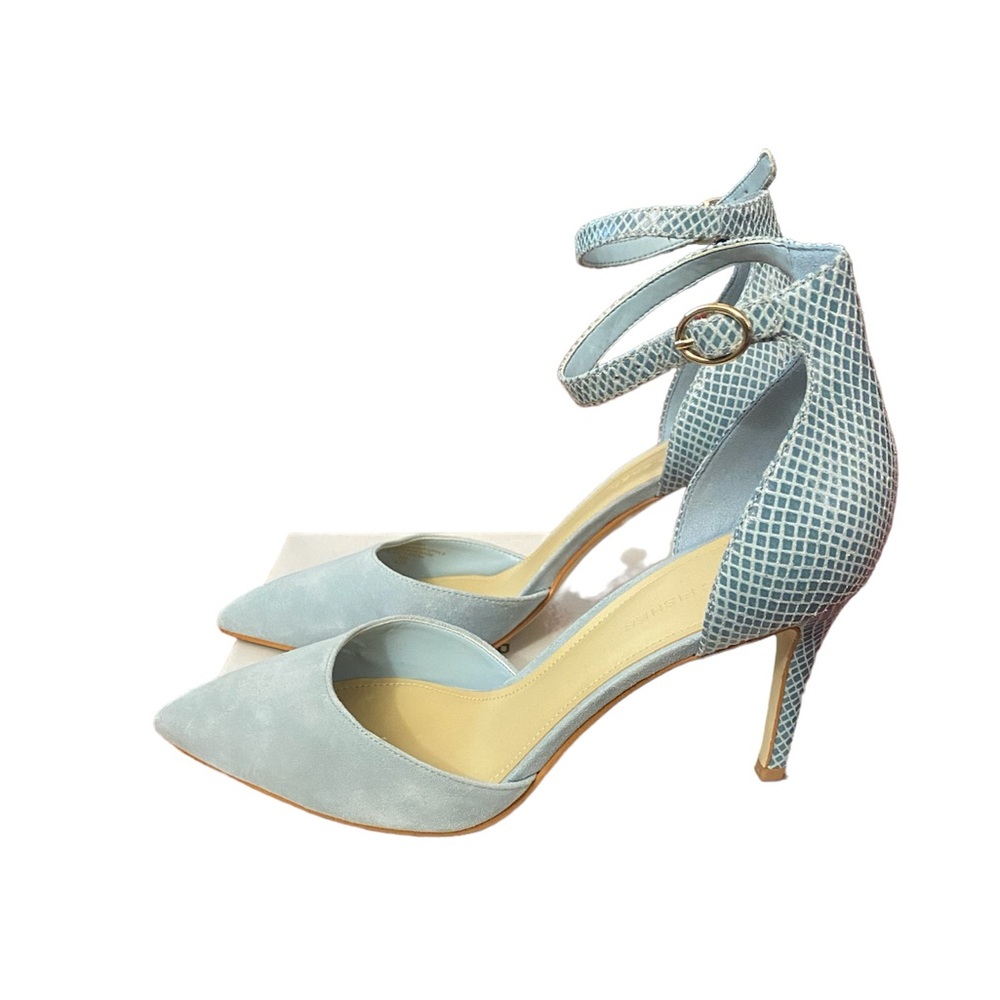 Marc Fisher Sky Blue Heels sz 9
